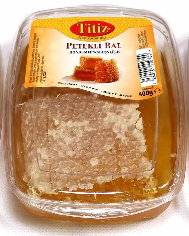 Bienen Natur Wabenhonig Waben Honig aus der Türkei 400g - Petekli Bal