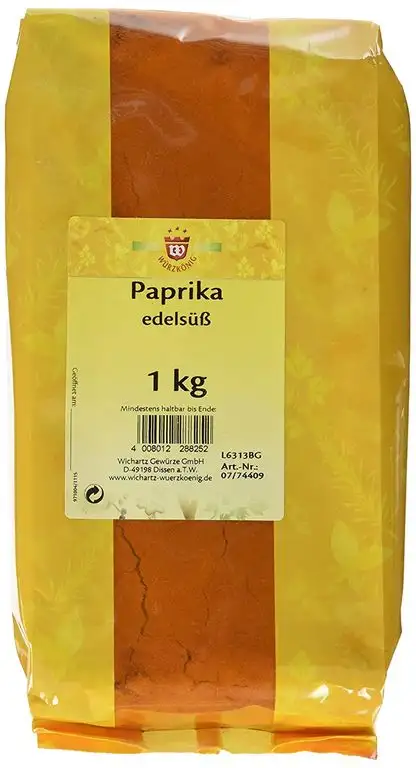 Wichartz Würzkönig Paprika edelsüß, 2er Pack (2 x 1 kg)