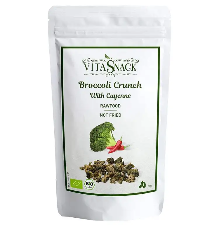 VitaSnack Organic Broccoli Crunch With Cayenne (1*24G)