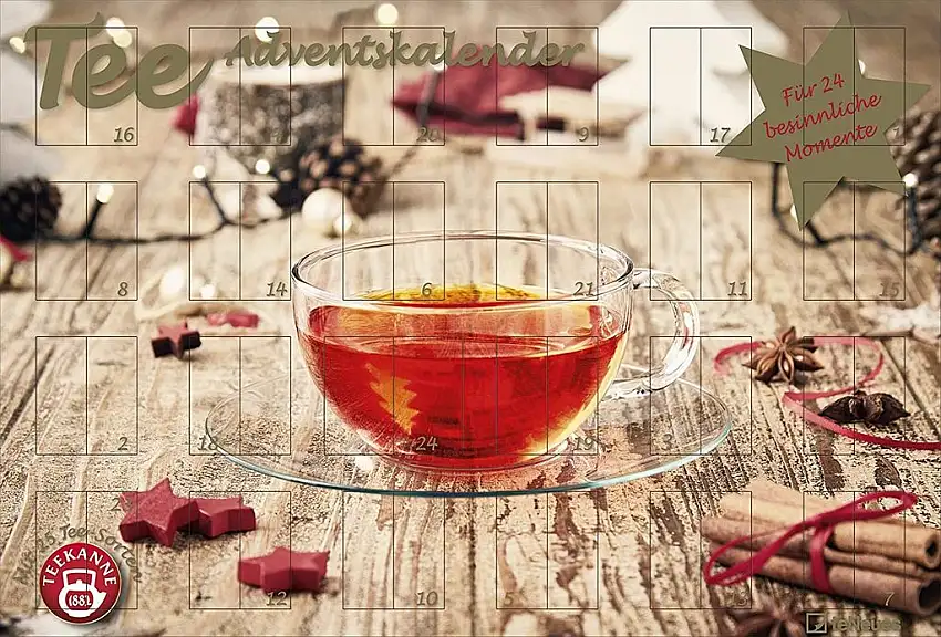 Tee-Adventskalender für Einen von Teekanne - 2019 / 2020, Teekalender (25 Beutel)