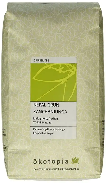 Ökotopia Grüner Tee Nepal Kanchanjunga, 1er Pack (1 x 500 g)