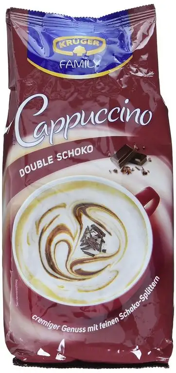 KRÜGER Family Cappuccino Double Schoko, 4er Pack (4 x 0.5 kg)