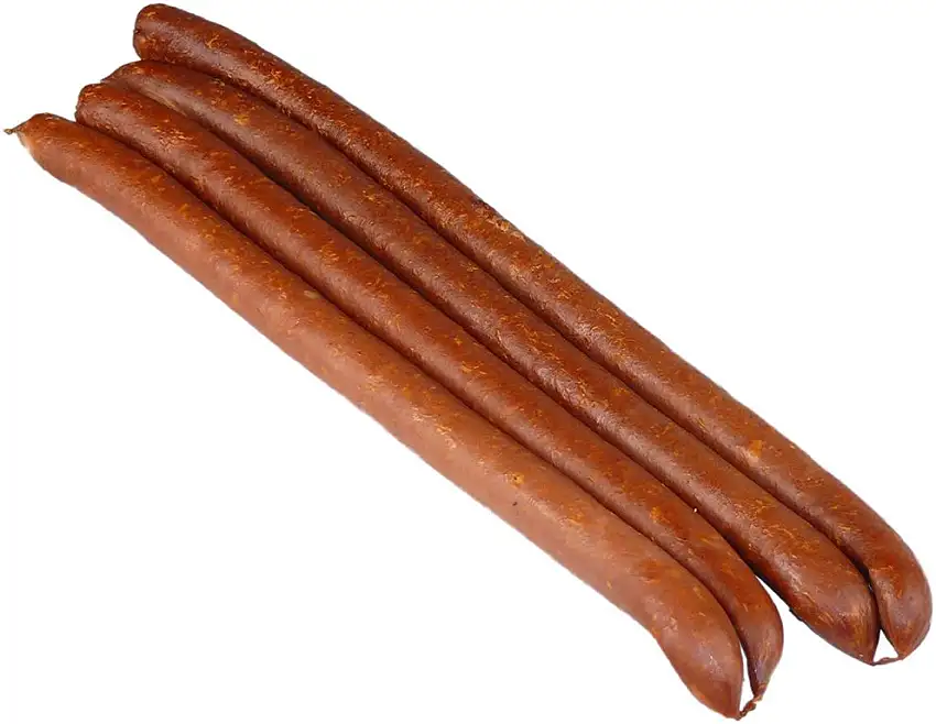 Schwarzwald Metzgerei - Vesperwürste mit einmalig rauchigen Geschmack, aromatisch mit edlen Naturgewürzen - in verschiedenen Mengen (Scharfe Rohesser (2 Paar - 280g))