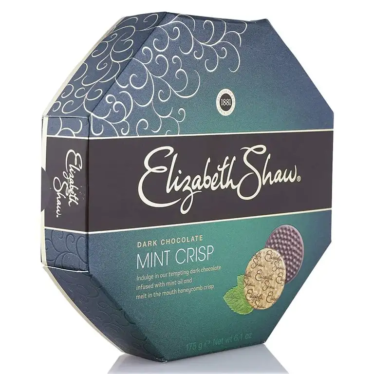 Elizabeth Shaw Dark Mint Crisp Chocolates 175g - dunkle Knusperschokolade mit Minze-Geschmack