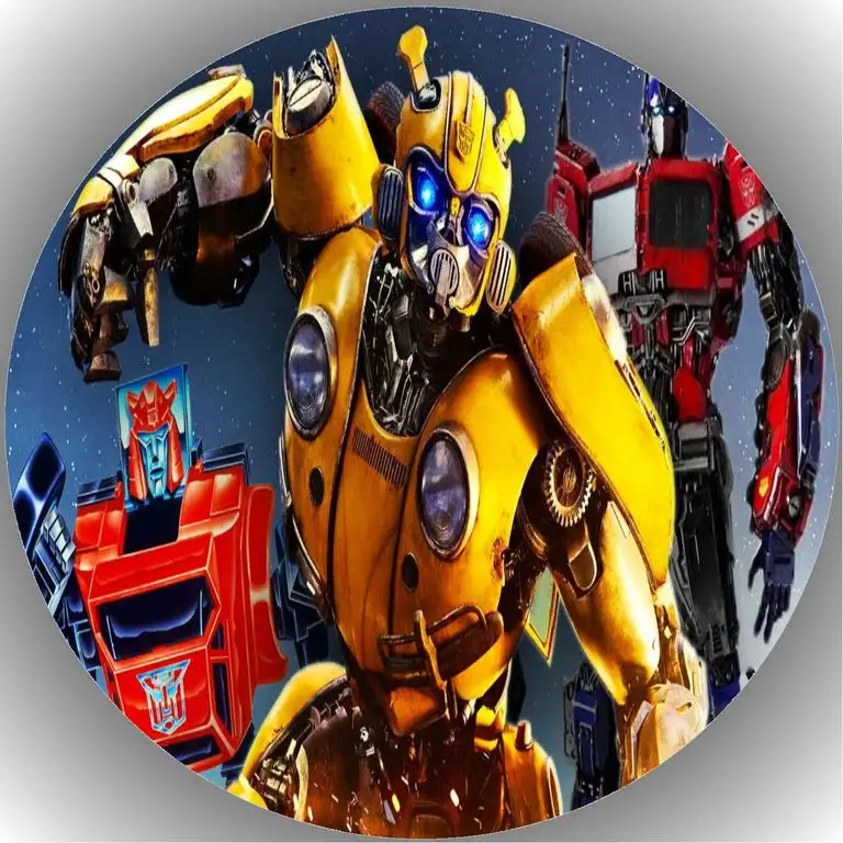 Fondant Tortenaufleger Tortenbild Geburtstag Transformers T22