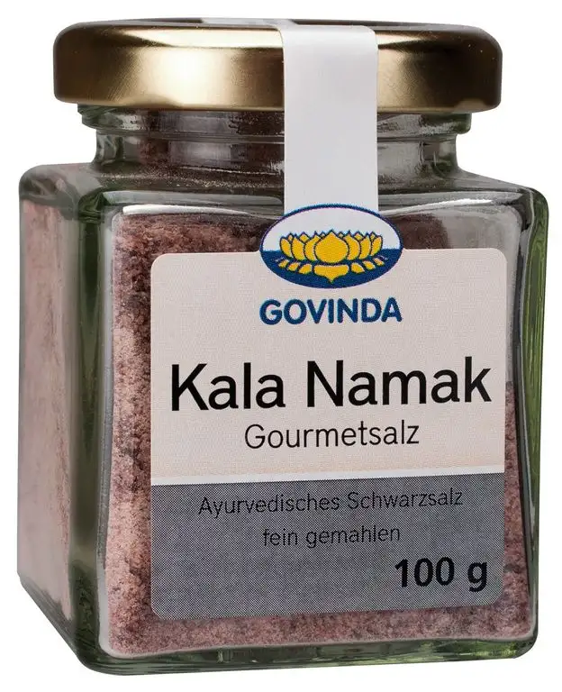 Govinda Kala Namak Gourmetsalz (konv. Anbau), 100 g