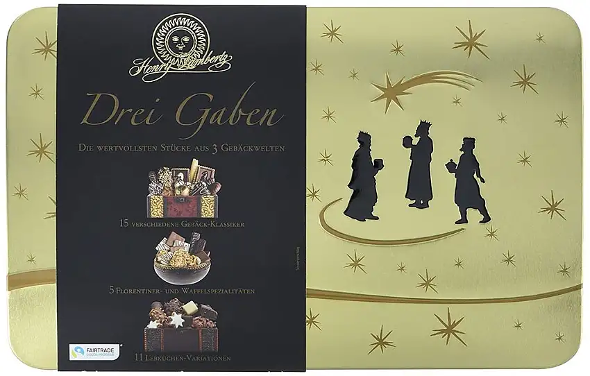 Henry Lambertz Gebäckmischung Dose "Drei Gaben", 1er Pack (1 x 785 g)