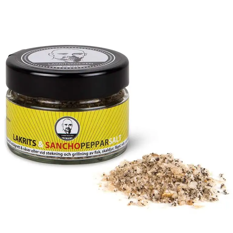 Lakritsfabriken Lakritskocken | Salz mit Lakritz & Sanchopfeffer