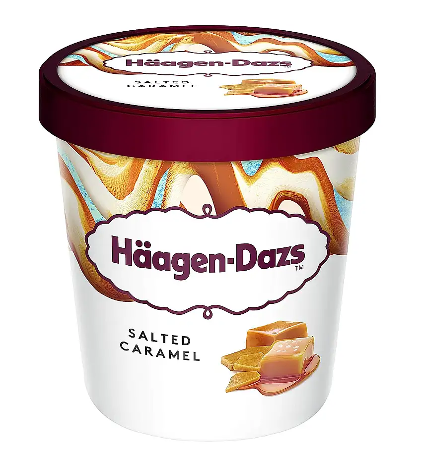 Häagen-Dazs Salted Caramel Eiscreme, 460ml (Tiefgefroren)