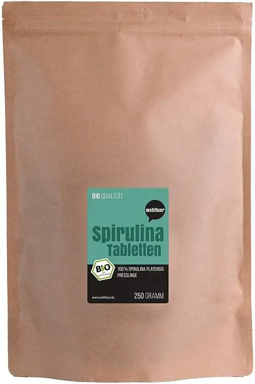 Wohltuer Bio Spirulina 250g, Rohkostqualität (DE-ÖKO-006)
