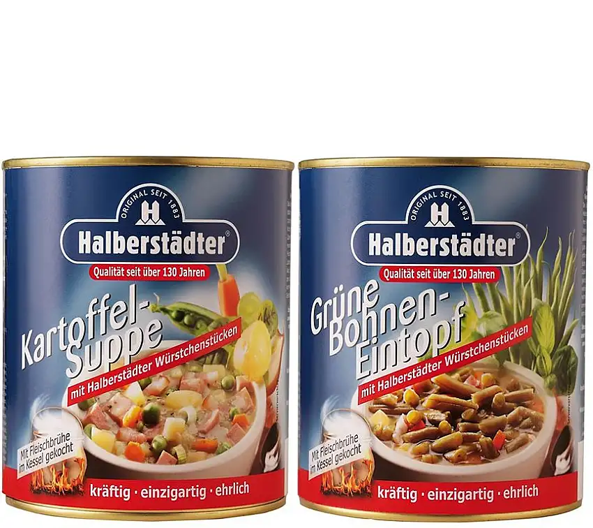 Halberstädter Grüne Bohnen-Eintopf + Halberstädter Kartoffelsuppe