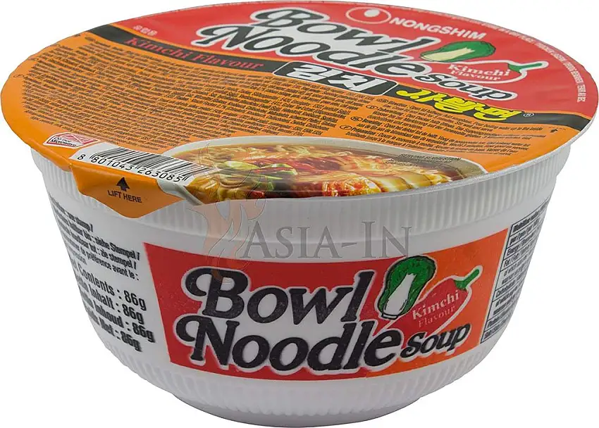 Nong Shim Bowl Noodle Soup Kimchi Flavor 86g