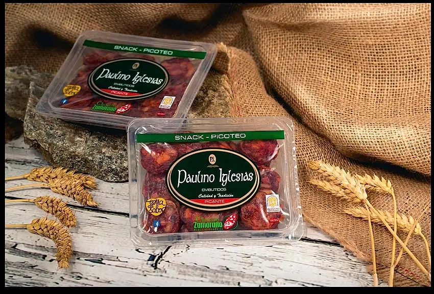 Chorizo Sarta Extra Spicy. Chorizo ​​​​aus Spanien. 9 würzige Chorizo-Terrinen x 120 Gramm je (1,08 kg). Salziger Snack, ideal zum Teilen mit Familie/Freunde. Handwerkliches Produkt. 100% Naturwurst.