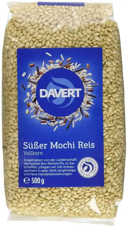 Davert Süßer Reis, 2er Pack (2 x 500 g) - Bio