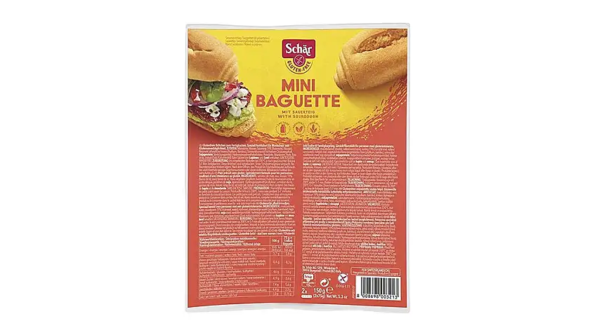 Schär Mini Baguette glutenfrei 150g, 7er Pack
