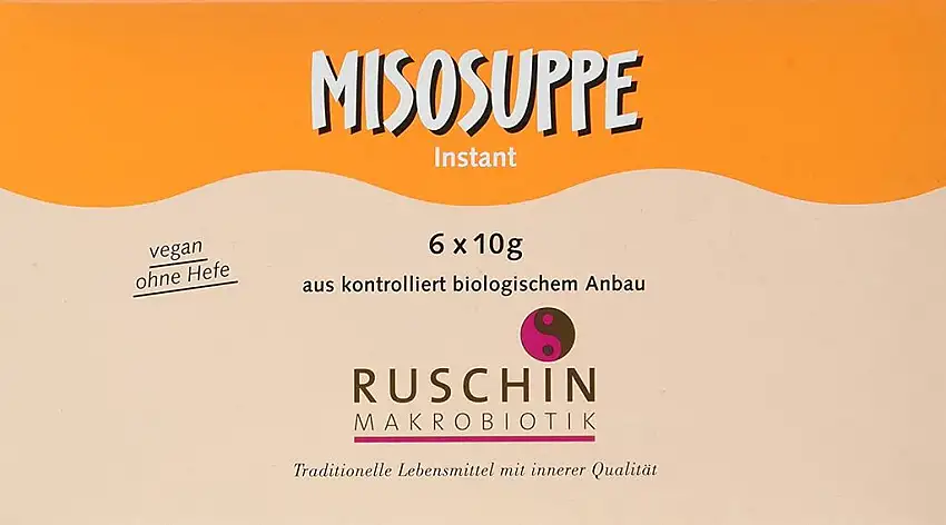 Ruschin Misosuppe instant bio 6x10g, 1er Pack (1 x 0.06 kg)