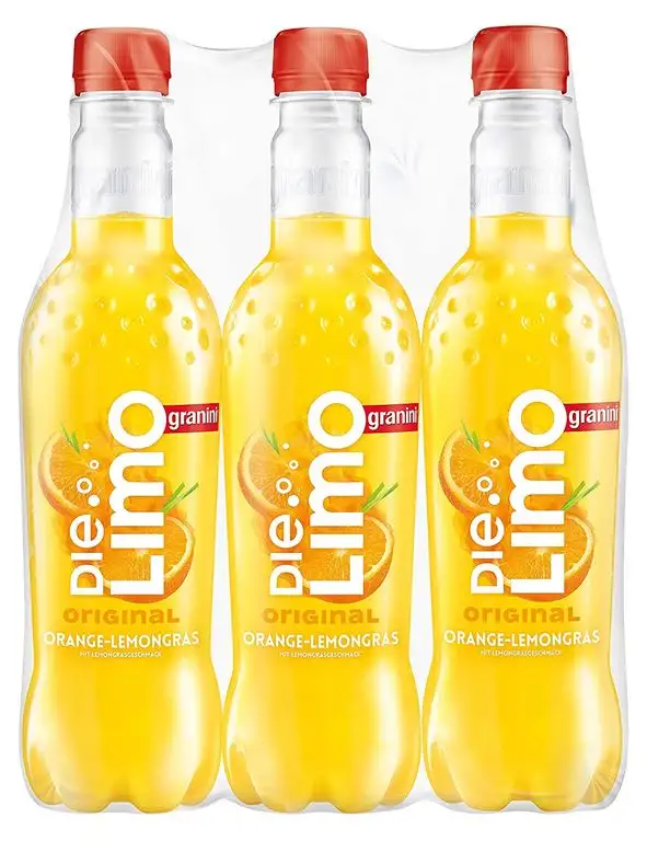Die Limo Original Orange-Lemongras PET, 6er Pack, EINWEG (6 x 1 l)