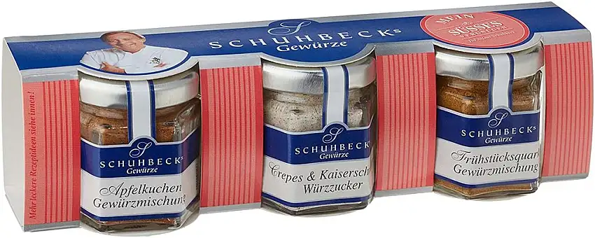 Schuhbecks 3er Set "Mein Süsses Vergnügen", 1er Pack (1 x 68 g)