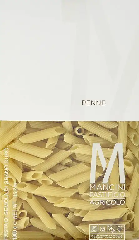 Pasta Mancini Penne, Hartweizennudeln, 2er Pack (2 x 1000 g)