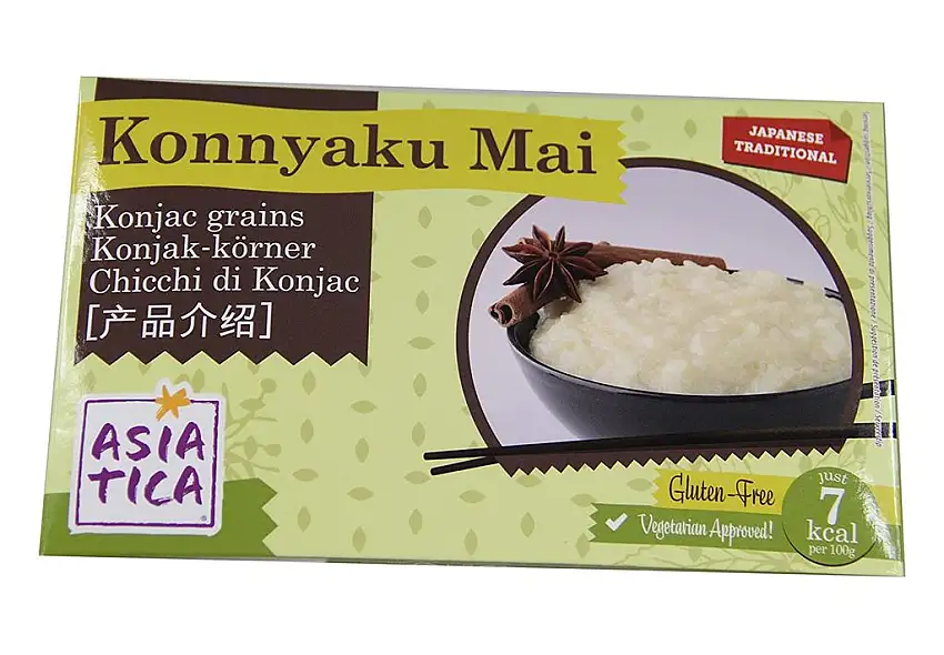 6er-Pack ASIATICA Shirataki Konjak - [ Körner/Reis ] 6 x 300g/200g ATG