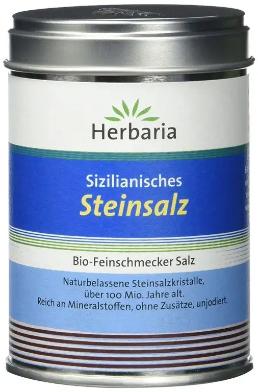 Herbaria Sizilianisches Steinsalz, 1er Pack (1 x 200 g Dose)