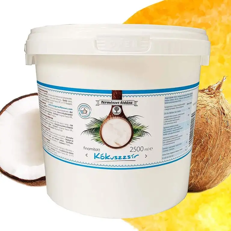 Kokosfet / Kokosöl 2500ml (raffiniert und desodoriert) 100% Rein - für HAARE, HAUT / zum KOCHEN