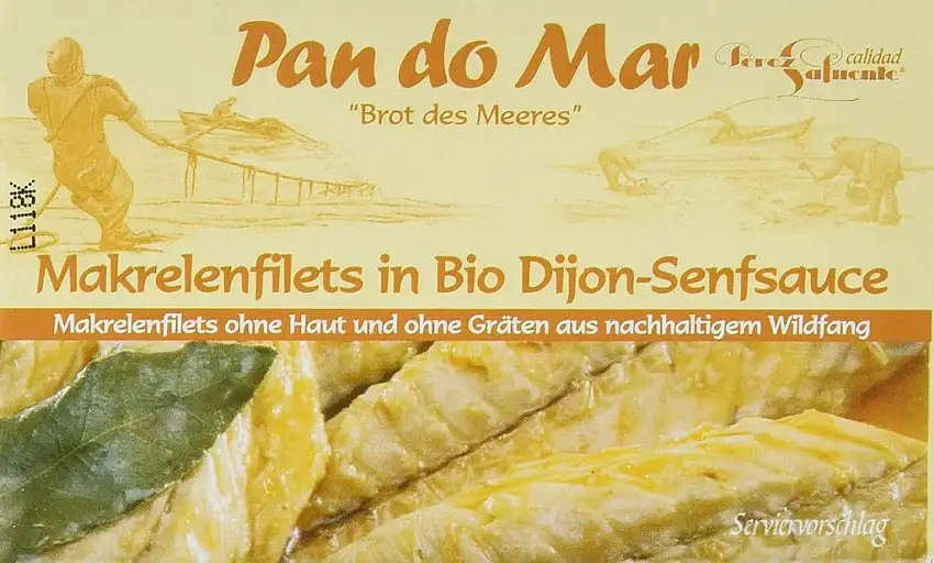 PANDOMAR Makrelenfilets Dijon-Senfsauce, 5er Pack (5 x 120 g)