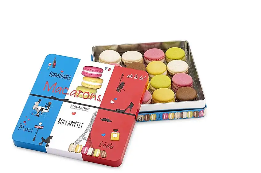 Macarons "Tricolore" 150g, Manufakturqualität!, handgefertigt von den Konditoren der Confiserie Rabbel...für ein Lächeln mehr am Tag