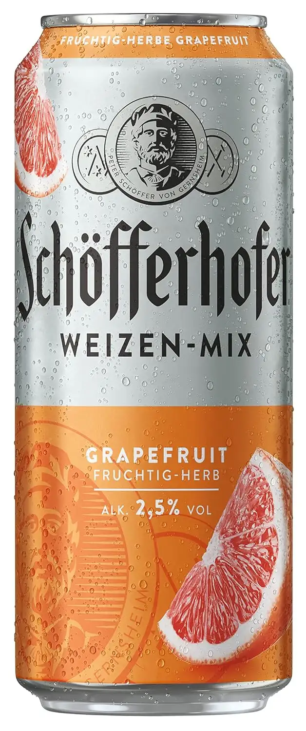 Schöfferhofer Weizen-Mix Grapefruit, EINWEG (1 x 0,5 l)