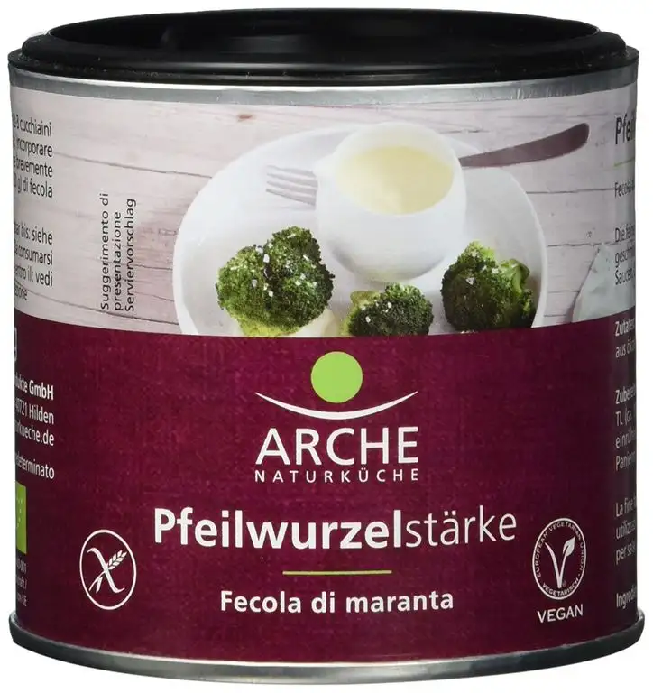 Arche Pfeilwurzelstärke 125 g -Jetzt Bio!- Bio Backzutat, 3er Pack (3 x 125 g)