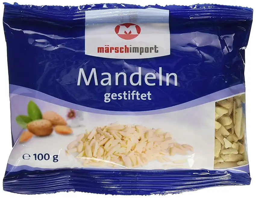 Maersch Mandeln gestiftet, 100 g