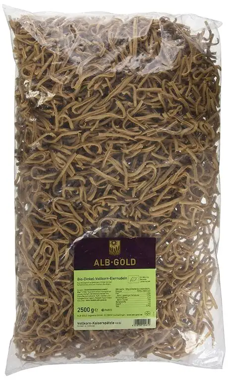 Alb-Gold Dinkel-Vollkorn-Kaiserspätzle, 1er Pack (1 x 2.5 kg Packung) - Bio