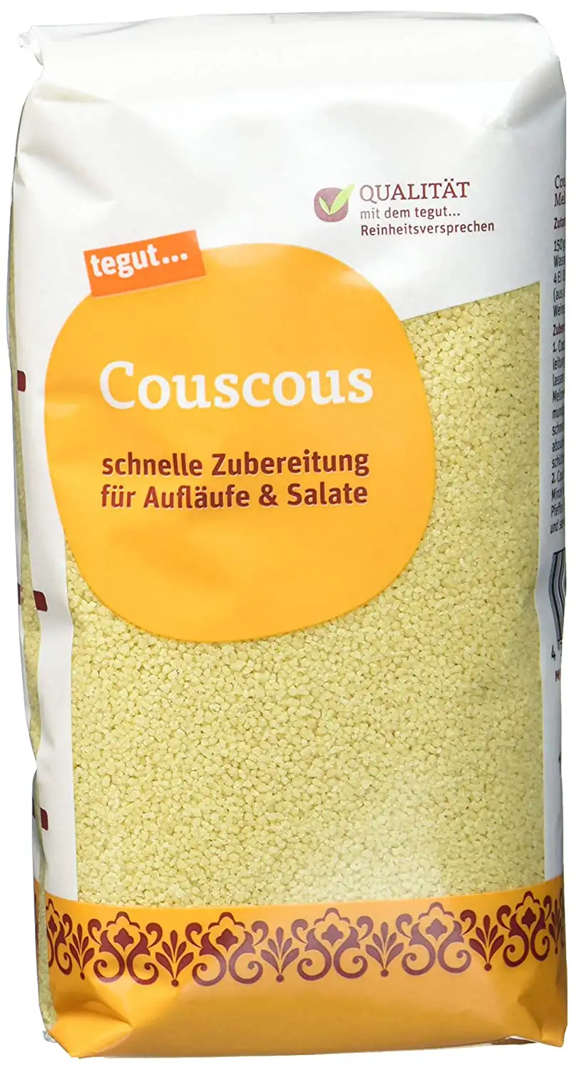 tegut... Couscous, schnelle Zubereitung, 1 x 500 g