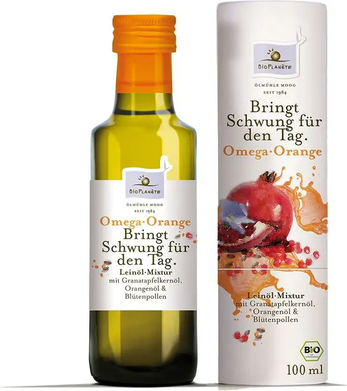 Bio Omega Orange Leinöl Mixtur 100ml