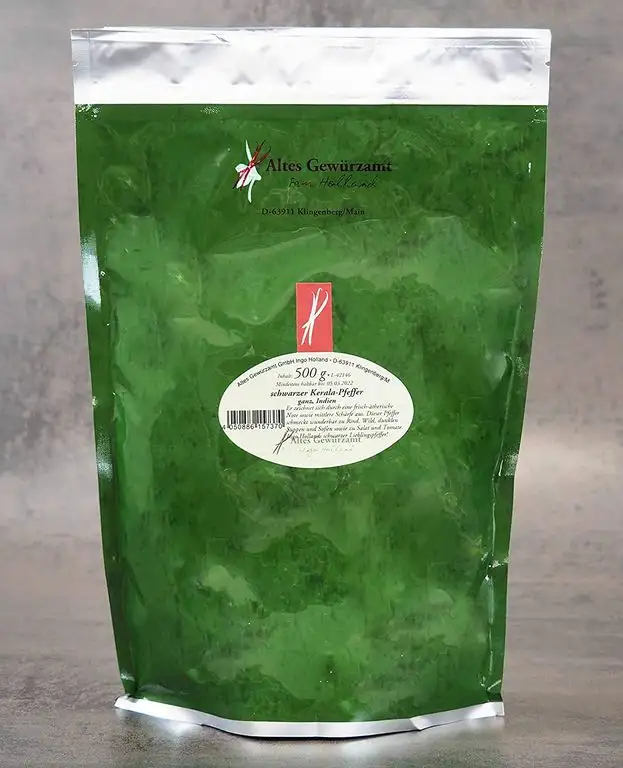 schwarzer Kerala-Pfeffer, ganz, Altes Gewürzamt 0,5 kg