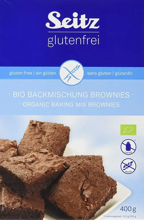 Seitz glutenfrei Backmischung Brownies Bio, 6er Pack (6 x 400 g)