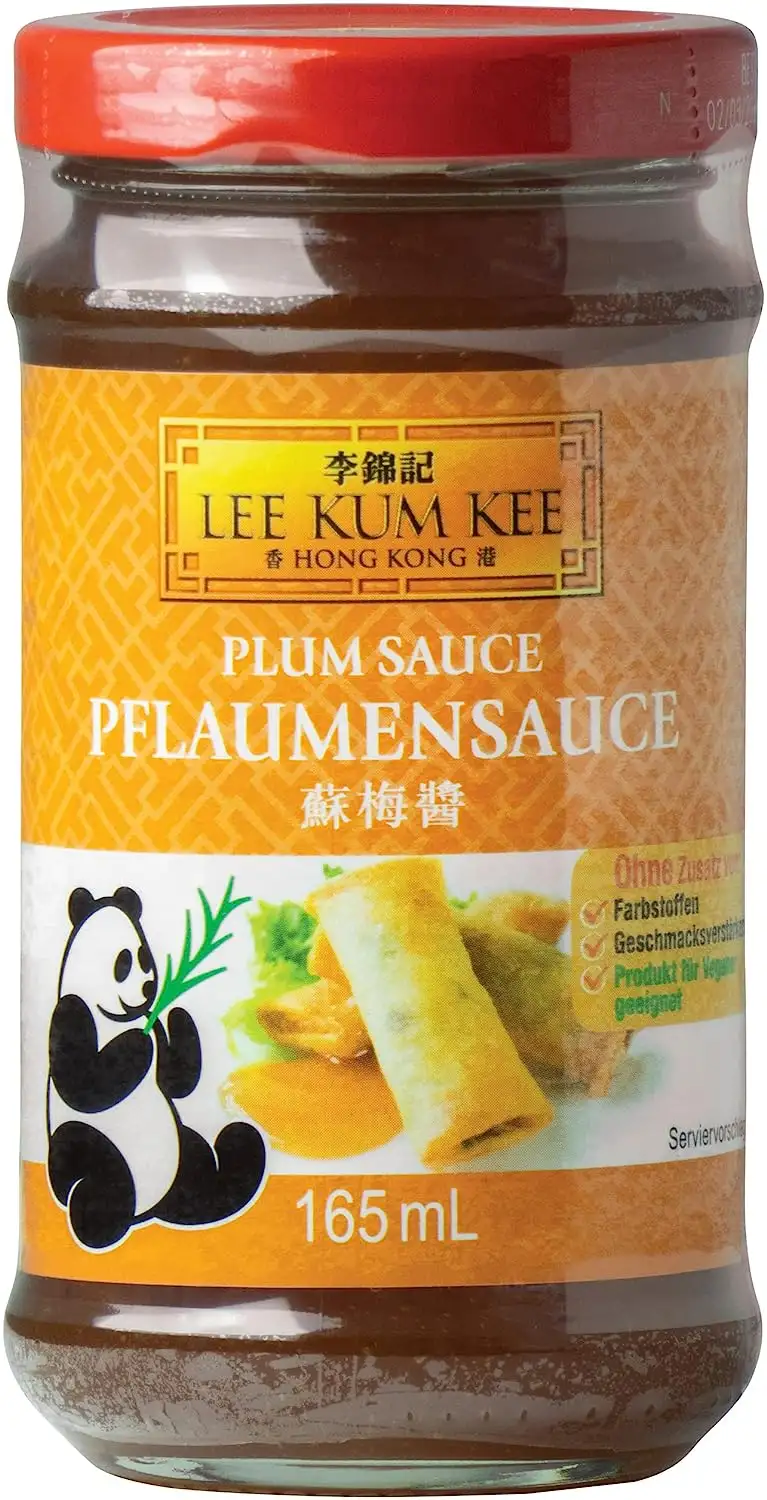 Lee Kum Kee Pflaumen Sauce (aus China, süß, fruchtig, ohne Glutamat, ohne Konservierungsstoffe, ohne Farbstoffe, vegan) 1er Pack (1 x 165 ml)