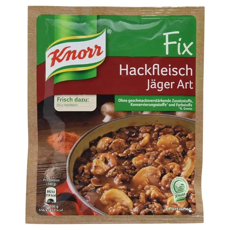Knorr Fix Hackfleisch Jäger Art 3 Portionen