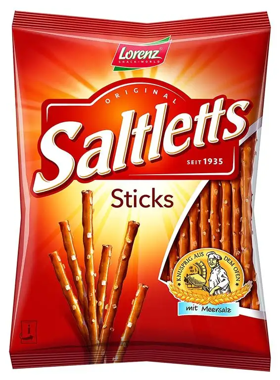 Lorenz Snack World Saltletts Sticks Classic, 18er Pack (18 x 150 g Beutel)