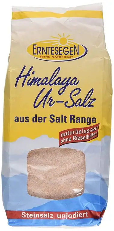 Erntesegen Ur-Salz aus der Salt Range Pakistan, 2er Pack (2 x 1 kg)