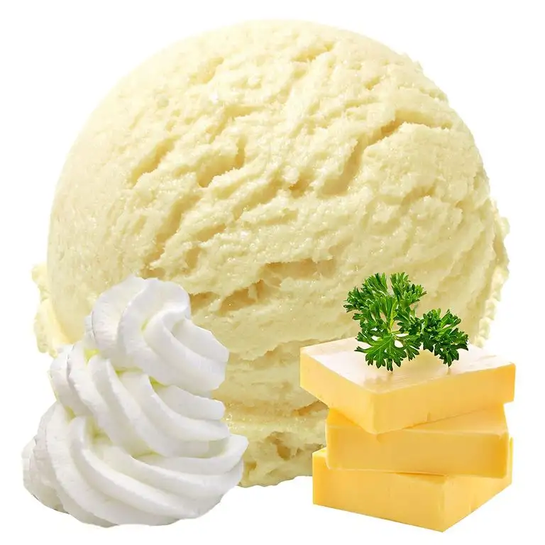 Butter Sahne Geschmack 333 g Gino Gelati Eispulver für Ihre Eismaschine