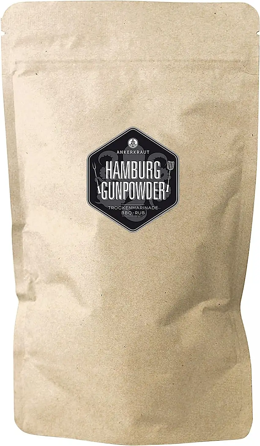 Ankerkraut 4260347894052 BBQ-Rub Hamburg Gunpowder 750 g