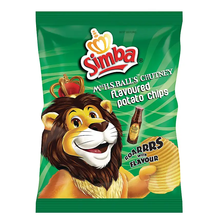 Simba Mrs Balls Chutney Flavoured Kartoffelchips 6x125g
