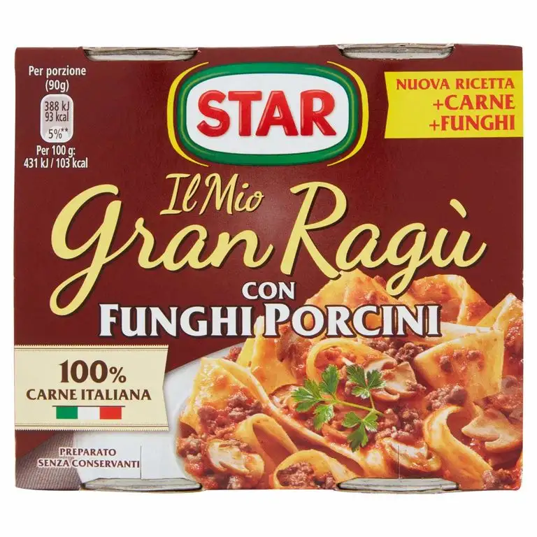 Star - Gran Ragú con Funghi Porcini von Star - 2 x 180g