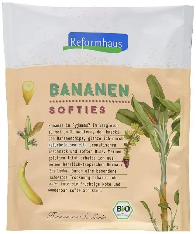 Reformhaus Bananen Softies, 6er Pack (6 x 100 g)