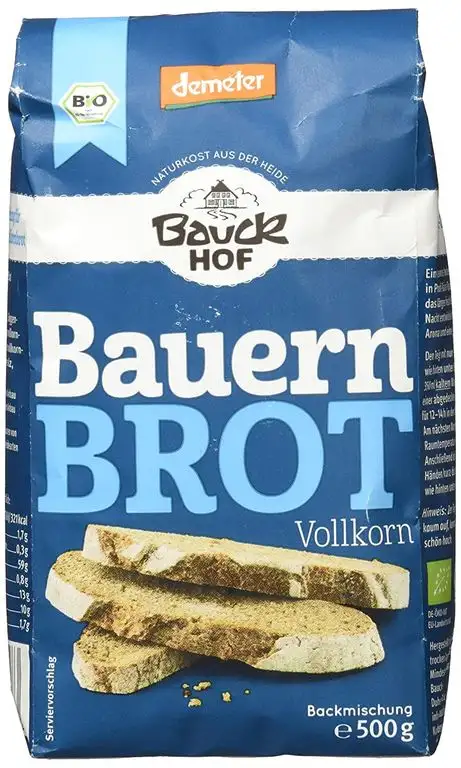 Bauckhof Demeter Bauernbrot Vollkorn, 500g