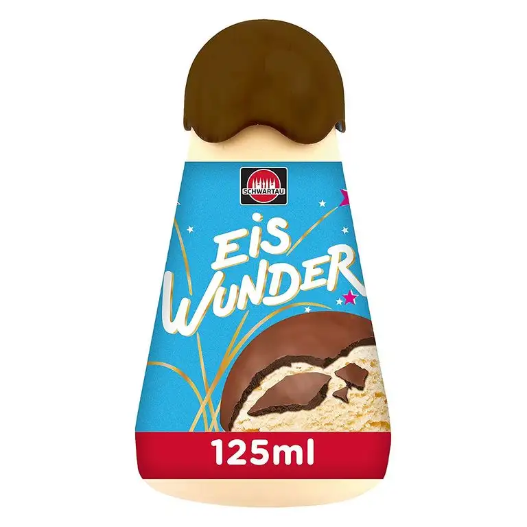 Schwartau Eiswunder Schokolade, knackige Eiskruste, 125 ml
