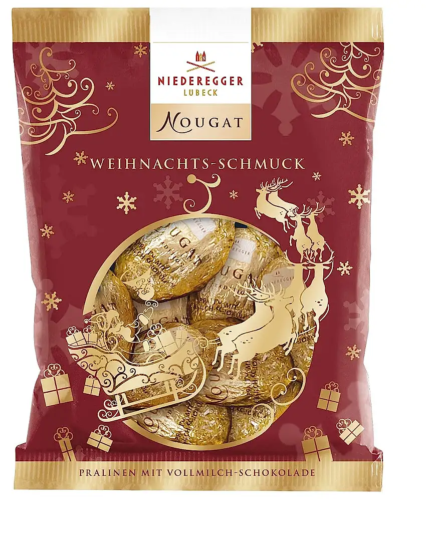 Niederegger Weihnachts-Schmuck Nougat, 110 g
