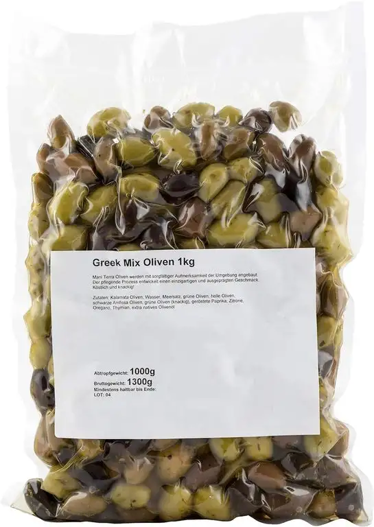 Greek Mix Oliven (vakuum) 1kg
