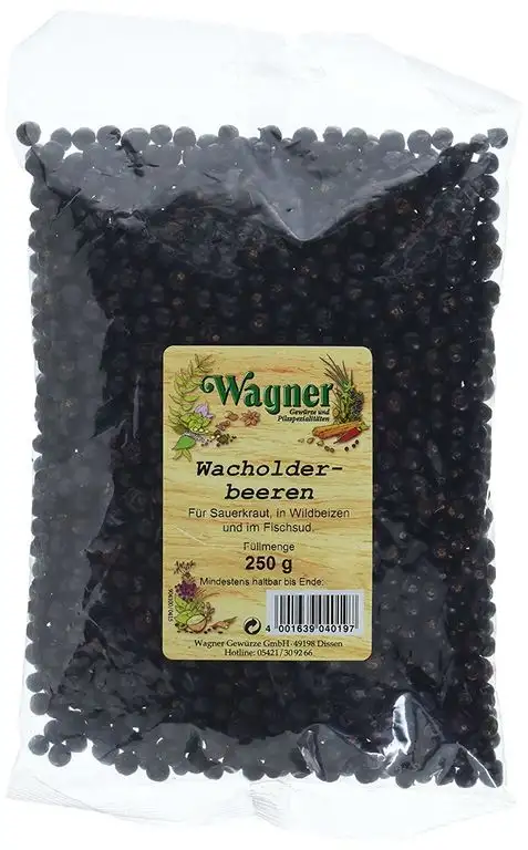 Wagner Gewürze Wacholderbeeren, 250 g
